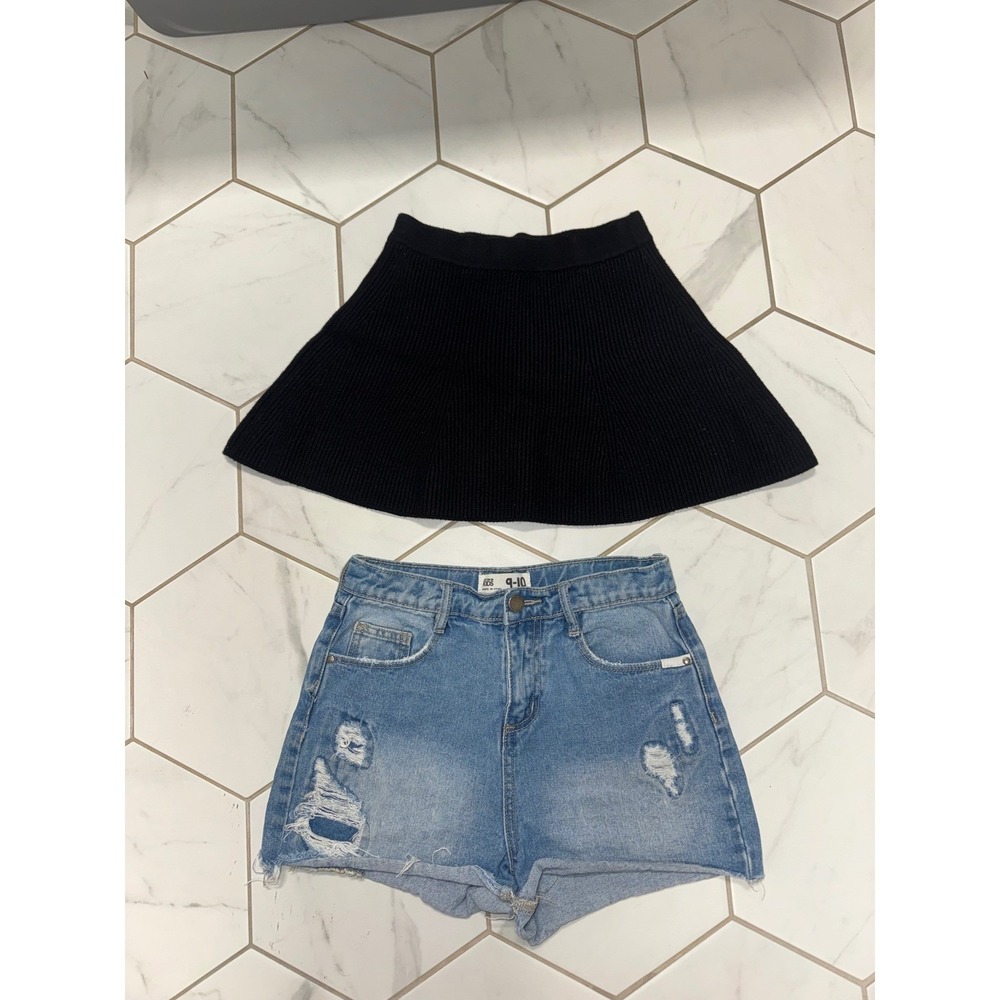 Cotton On & Zara Girls Summer Bundle‎ Size 9-10 Shorts and Skirt